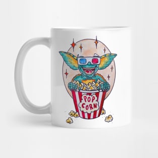 Gremlin with pop corn Mug